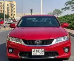 HONDA ACCORD COUPE 2015 GCC SPECS FULL OPTION 190614 KMS