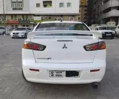 Mitsubishi Lancer Gcc Model 2010 Options 02 km/185 Full Body Kit DVD Camera Sensor Nothing Any Issue