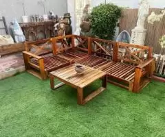 Pallet l shape 5 seats -