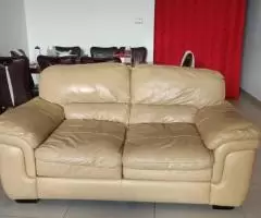 Leather sofa