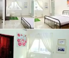 Room + private bathroom + balcony + Free dewa