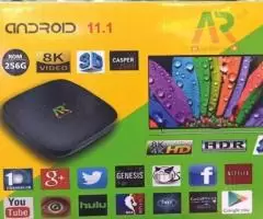 AR Android TV Box Android 11.1 Latest model 16 GB Ram 256 GB Rom 8K With 1 year Warranty