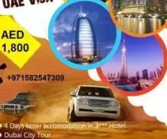 Dubai Tour Package get 1 month visa Free -