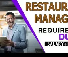 Restaurant Manager Required in Dubai