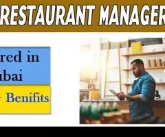 Restaurant Manager Required in Dubai