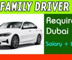 Family Driver Required in Dubai