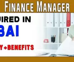 Finance Manager Required in Dubai