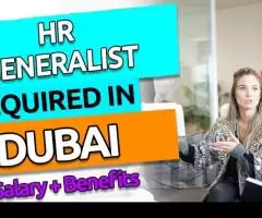 Human Resources Generalist Required in Dubai