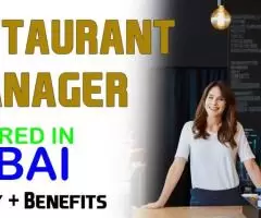 Restaurant Manager Required in Dubai