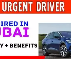 Urgent Driver Required in Dubai -