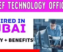 Chief Technology Officer Required in Dubai