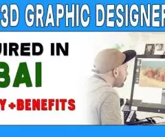 3D Graphic Designer Required in Dubai