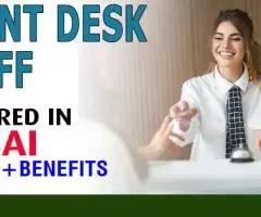 Front Desk Staff Required in Dubai