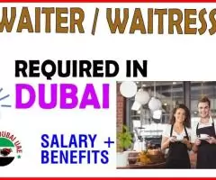 Waiter / Waitress Required in Dubai - Dubai