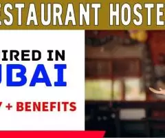 Restaurant Hostess Required in Dubai