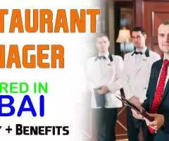 Restaurant Manager Required in Dubai