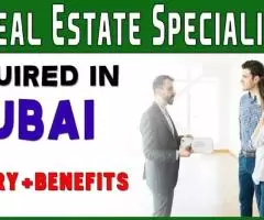 Real Estate Specialist Required in Dubai