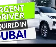 Urgent Driver Required in Dubai -