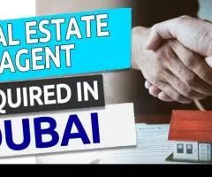 Real Estate Agent Required in Dubai