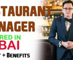 Restaurant Manager Required in Dubai