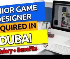 Junior Game Designer Required in Dubai