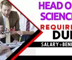 Head of Science Required in Dubai