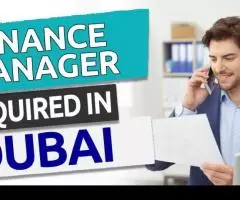 Finance Manager Required in Dubai