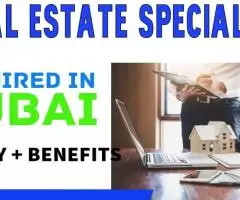 Real Estate Specialist Required in Dubai