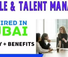 People & Talent Manager Required in Dubai