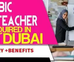 Arabic Teacher Required in Dubai