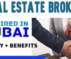 Real Estate Broker Required in Dubai