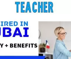 Teacher Required in Dubai