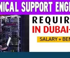 Technical Support Engineer required In Dubai