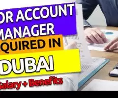 Senior Account Manager Required in Dubai -