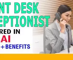 Front Desk Receptionist Required in Dubai