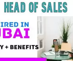 Head of Sales Required in Dubai