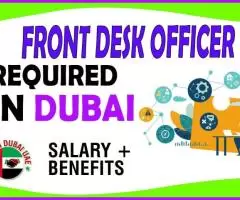 Front Desk Officer Required in Dubai