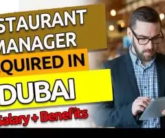 Restaurant Manager Required in Dubai